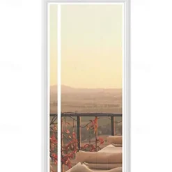 Magnetic Fly Insect Screen Door,Anti-Tearing Reinforced Fiberglass Insect Fly with Self Sealing Magnets,Anti Mosquito Fly Curtain Door Screens