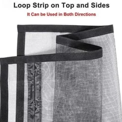 Magnetic Fly Insect Screen Door,Anti-Tearing Reinforced Fiberglass Insect Fly with Self Sealing Magnets,Anti Mosquito Fly Curtain Door Screens