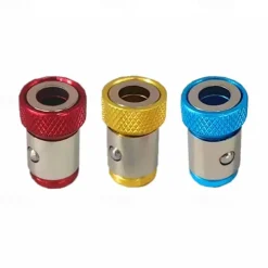 Magnetic Ring Cross Phillips Screwdriver Bit Holder 6.35mm 1/4 Universal Alloy Anti-corrosion Strong Magnetizer Power Hand Tool