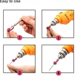 Magnetic Ring Cross Phillips Screwdriver Bit Holder 6.35mm 1/4 Universal Alloy Anti-corrosion Strong Magnetizer Power Hand Tool