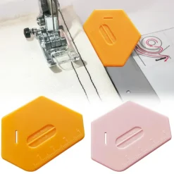 Magnetic Seam Guide for Sewing Machine, Strong & Multifunctional Magnet Sewing Guide with Scale Perfect for Straight Stitching, Hemming, Quilting Serger Machines Universal Sewing Accessories