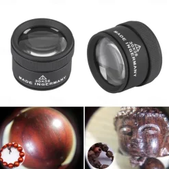 Magnifier Portable Handheld 30 X Reading Inspection 40 mm Metal Adults'