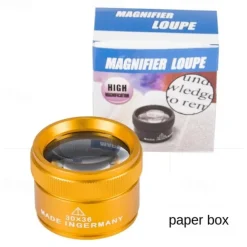 Magnifier Portable Handheld 30 X Reading Inspection 40 mm Metal Adults'