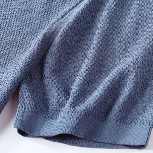 Male Silk Cotton Lyocell Blend T-Shirt Short Sleeve Crew Neck Summer Plain Jacquard Elegant Classic Crewneck Minimalist Vacation Home Cotton Black Blue Navy Blue Top Tee for Men