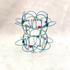 Mandala Decompression Flower Basket & Steel Ring Sensory Toys - Relieve Stress and Anxiety for Kids and Adults - Perfect Halloween and Christmas Gift for Fidgeters, Autistic and ADHD Individuals