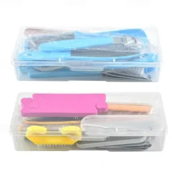 Manicure Set 20 in 1 Stainless Steel Professional Pedicure Kit Nail Scissors Grooming Kit with Black Leather Travel Case