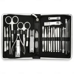 Manicure Set Pedicure Kit - 26 Pieces Manicure Kit Professional Nail Clippers, Stainless Steel Nail Care Kit Pedicure Set For Women Men