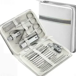 Manicure Set Pedicure Kit - 26 Pieces Manicure Kit Professional Nail Clippers, Stainless Steel Nail Care Kit Pedicure Set For Women Men