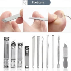 Manicure Set Pedicure Kit - 26 Pieces Manicure Kit Professional Nail Clippers, Stainless Steel Nail Care Kit Pedicure Set For Women Men