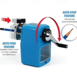 Manual Pencil Sharpener Red, Back to School Gift