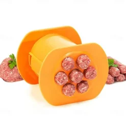 Manual Sausage Maker, One Press Cevapcici Sausage Meat Stuffer Filler, for Hand Operated Meat Grinder Food Grinder