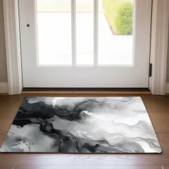 Marble Pattern Doormat Floor Mats Washable Rugs Kitchen Mat Non-Slip Oil Proof Rug Indoor Outdoor Mat Bedroom Decor Bathroom Mat Entrance Rug