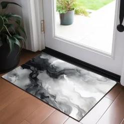 Marble Pattern Doormat Floor Mats Washable Rugs Kitchen Mat Non-Slip Oil Proof Rug Indoor Outdoor Mat Bedroom Decor Bathroom Mat Entrance Rug