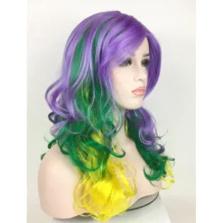 Mardi Gras Wigs Party DELUXE Wig For Carvinal