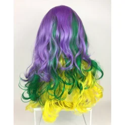 Mardi Gras Wigs Party DELUXE Wig For Carvinal