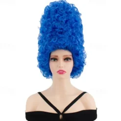 Marge Simpson Wig - Blue Beehive Wig Marge Simpsons Cosplay Costume