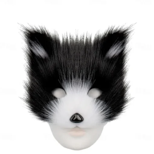 Mask and Tail Set Cosplay for Women 10" Long Tail Carnival Costume
