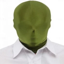 Mask Bodysuit Cosplay Carnival Costume Full Body Suit Men's Women's Cosplay Masks Solid Color Costume for Carnival Masquerade Adults'