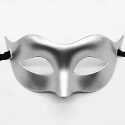 Masquerade Ball Mask Man Half Face Mask Halloween Party Zoro Ball Show Performance Flat Mask