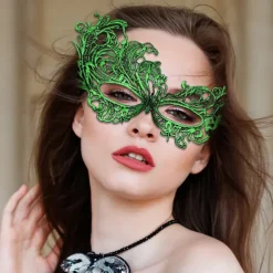Masquerade Mask for Women Venetian Lace Eye Mask For Party Prom Ball Costume Mardi Gras For Couples