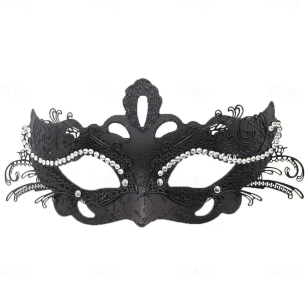 Masquerade Masks Metal Venetian Mardi Gras Party Evening Prom Costume Mask