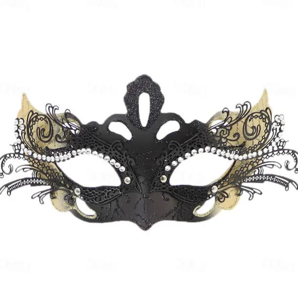 Masquerade Masks Metal Venetian Mardi Gras Party Evening Prom Costume Mask