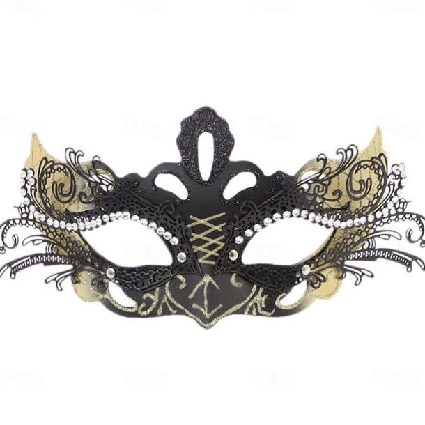 Masquerade Masks Metal Venetian Mardi Gras Party Evening Prom Costume Mask