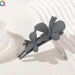 Matte Hair Clip Large Butterfly Duckbill Clip ins High-end Ponytail Clip Hair Accessories For Children Girls