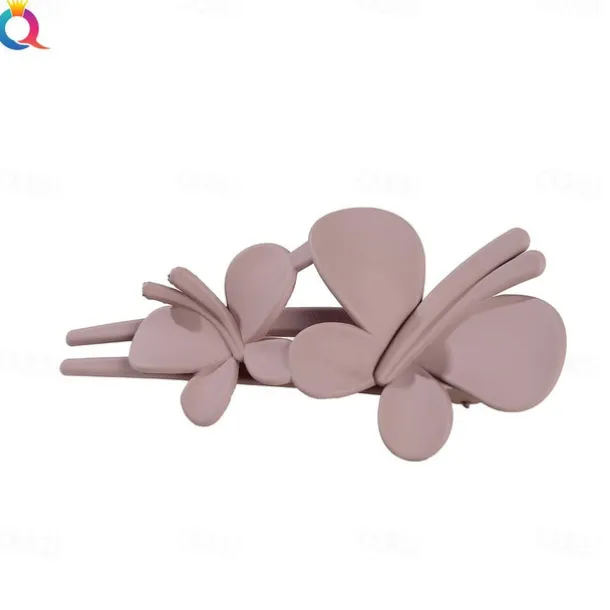 Matte Hair Clip Large Butterfly Duckbill Clip ins High-end Ponytail Clip Hair Accessories For Children Girls