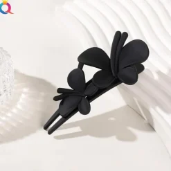 Matte Hair Clip Large Butterfly Duckbill Clip ins High-end Ponytail Clip Hair Accessories For Children Girls