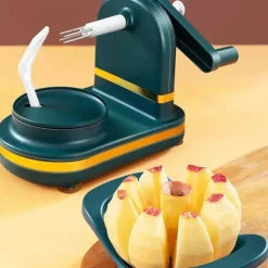 Maunal Fruit Apples Peeler Slicer with Corer Pear Peeler Hand-cranked Rotating Kitchen Peeling Machine Kitchen Gadgets