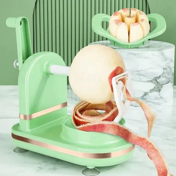 Maunal Fruit Apples Peeler Slicer with Corer Pear Peeler Hand-cranked Rotating Kitchen Peeling Machine Kitchen Gadgets