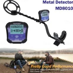 MD8010 Profession Underground Metal Detector Depth Pinpoint Detector High Sensitivity Metal Hunter Gold Digger Treasure Hunter