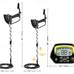 MD-4060 Underground Metal Detector - High-Accuracy Gold Finder with Waterproof Search Coil