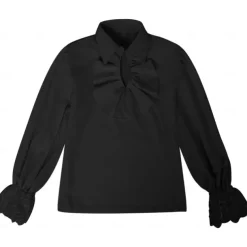 Medieval Renaissance 17th Century Blouse / Shirt Warrior Ranger Solid Color Fancy Dress Boys' Pirate Fantasy Royal Halloween Carnival Masquerade Performance Renaissance Fair LARP Kid's Shirt