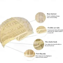 Medieval Wig Men Wig Short Blonde Brown Layered Natural Synthetic Hair Full Wigs for Male Guy Daily Party Wear Halloween Wigs