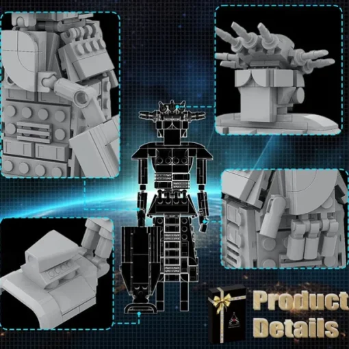 Mega Maid Spaceballs Creative Building Kit for AdultKids Desktop Building Set Toy Christmas Bithday Gift(362PCS)