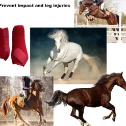 Memory Foam Stable Wraps for Horses Complete Horse Leg Support Enhanced Comfort & Protection Tekno-Dri Lining Easy Maintenance