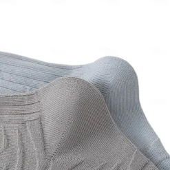 Men 1 Pair Socks Black White Color Plain School Formal Outdoor Plain Thin Summer Daily Casual