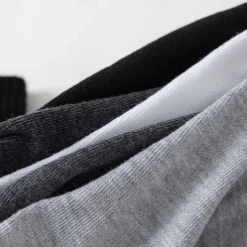 Men 1 Pair Socks No Show & Liner Socks Black White Color Plain School Formal Outdoor Medium Summer Spring Fall Winter Daily Casual