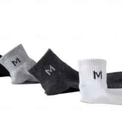 Men 1 Pair Socks No Show & Liner Socks Black White Color Plain School Formal Outdoor Medium Summer Spring Fall Winter Daily Casual