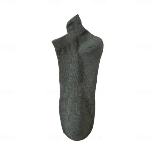 Men 1 Pair Socks No Show & Liner Socks Black White Color Solid Color Plain School Formal Outdoor Thin Summer Spring Fall Daily Casual