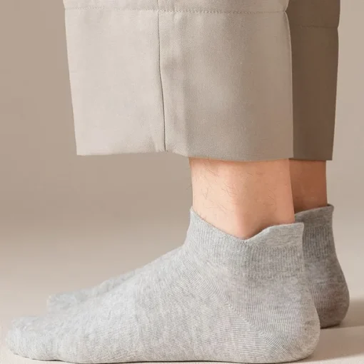 Men 1 Pair Socks No Show & Liner Socks Black White Color Solid Color Plain School Formal Outdoor Thin Summer Spring Fall Daily Casual