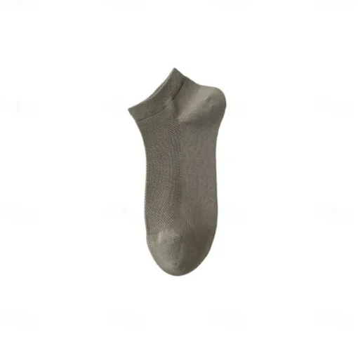 Men 1 Pair Socks No Show & Liner Socks Black White Color Plain School Formal Outdoor Thin Summer Spring Fall All Seasons Daily Casual