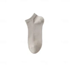 Men 1 Pair Socks No Show & Liner Socks Black White Color Plain School Formal Outdoor Thin Summer Spring Fall All Seasons Daily Casual