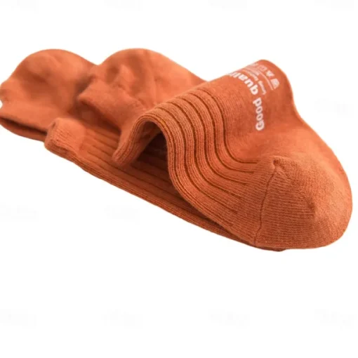 Men 1 Pair Socks No Show & Liner Socks Black White Color Plain School Formal Outdoor Medium Summer Spring Fall Daily Casual