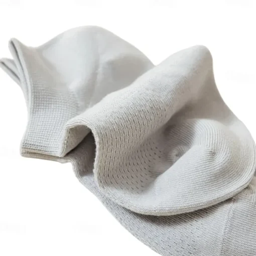 Men 1 Pair Socks No Show & Liner Socks Black White Color Plain School Formal Outdoor Thin Summer Spring Fall Daily Casual