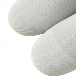 Men 1 Pair Socks No Show & Liner Socks Black White Color Plain School Formal Outdoor Thin Summer Spring Fall Daily Casual