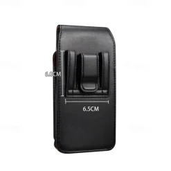 Men Cellphone Loop Holster Case Belt Waist Bag Props PU Leather Purse Phone Wallet Vintage Belt Mobile Phone Protective Sheath