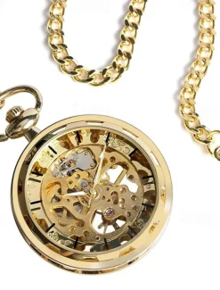 Men Pocket Watch Large Dial Titanium Alloy Watch